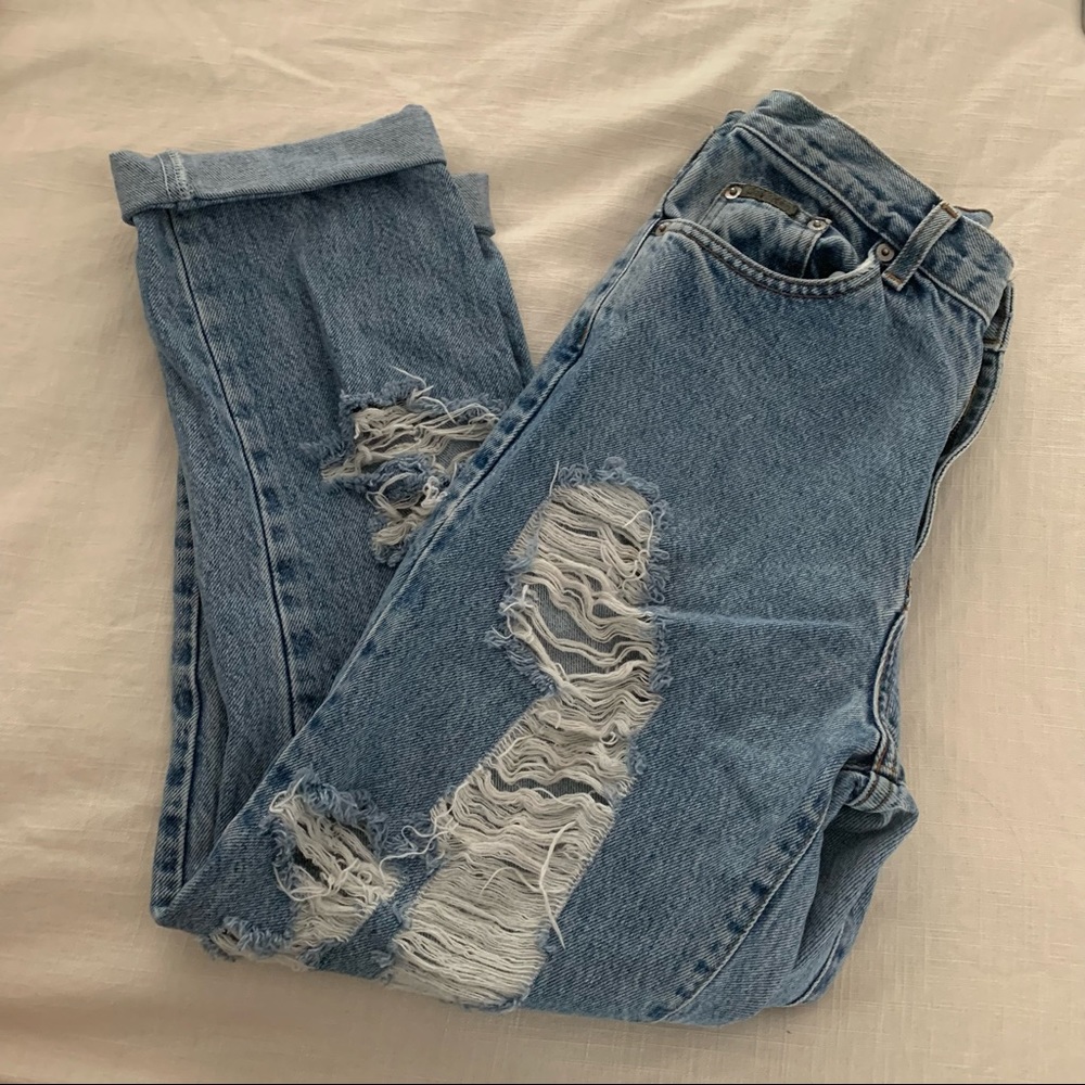 Vintage Distressed Baggy Calvin Klein Jeans